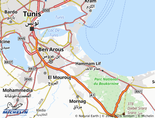 Mappa MICHELIN Burj al-Wazeer - ViaMichelin