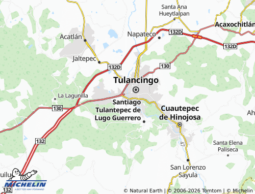 MICHELIN Villas de Tulancingo map - ViaMichelin