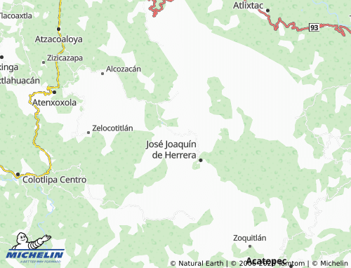 MICHELIN-Landkarte Hueycantenango - ViaMichelin