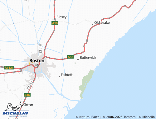 MICHELIN Butterwick map - ViaMichelin