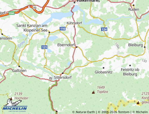 MICHELIN Gösselsdorf map - ViaMichelin
