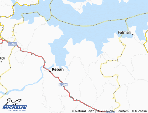 MICHELIN Büklümlü map - ViaMichelin