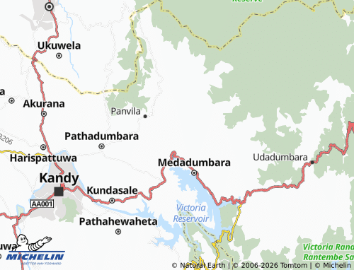 MICHELIN Maneluwa map - ViaMichelin