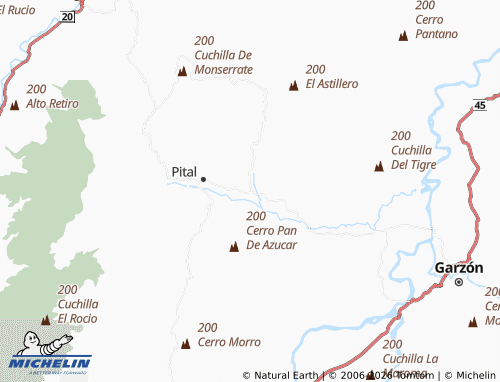 Carte MICHELIN Agrado - ViaMichelin