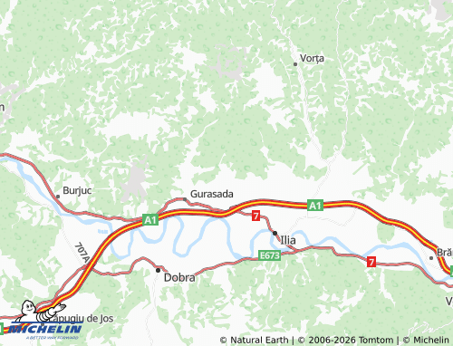 Mapa MICHELIN Ulieș - ViaMichelin