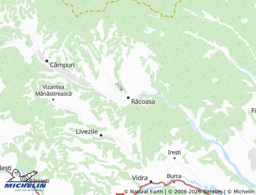 Mappa MICHELIN Răcoasa - ViaMichelin