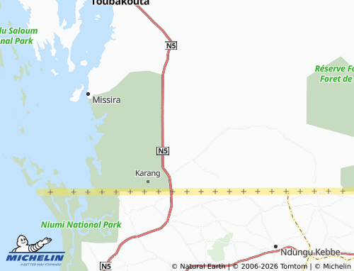 MICHELIN-Landkarte Karantaba - ViaMichelin