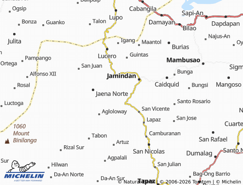 MICHELIN Pangabat map - ViaMichelin