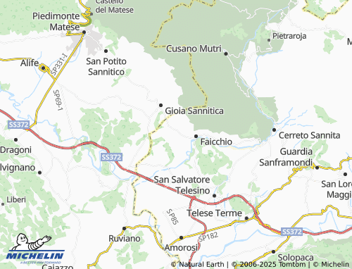 MICHELIN Visanti map - ViaMichelin