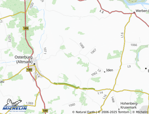 MICHELIN Königsmark map - ViaMichelin