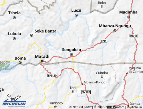 Mapa MICHELIN Songololo - ViaMichelin