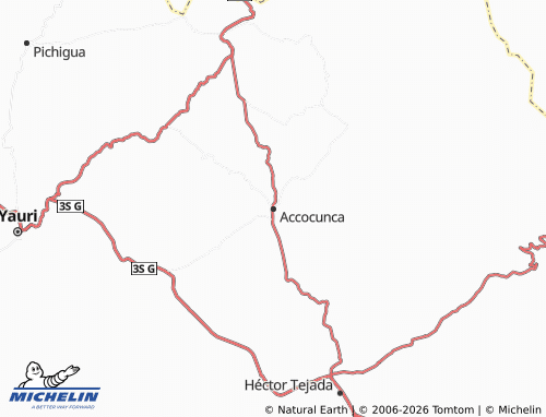 MICHELIN Accocunca map - ViaMichelin