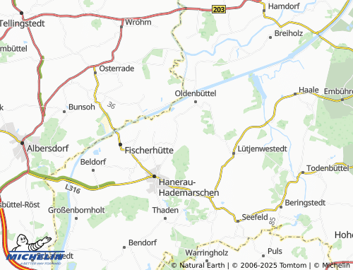 Carte MICHELIN Holstentor - ViaMichelin