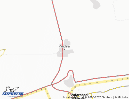 Kaart MICHELIN Yangiyer - ViaMichelin