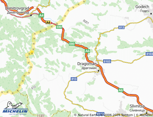 Carte MICHELIN Dragoil - ViaMichelin