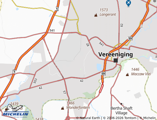 MICHELIN-Landkarte Boipatong - ViaMichelin