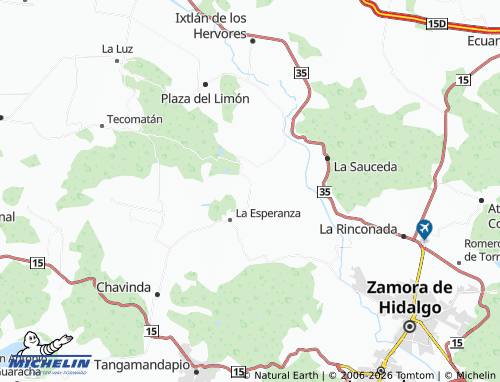 MICHELIN El Tepehuaje map - ViaMichelin