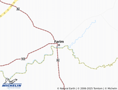 MICHELIN Farim map - ViaMichelin