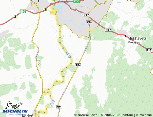 MICHELIN-Landkarte Priluki - ViaMichelin