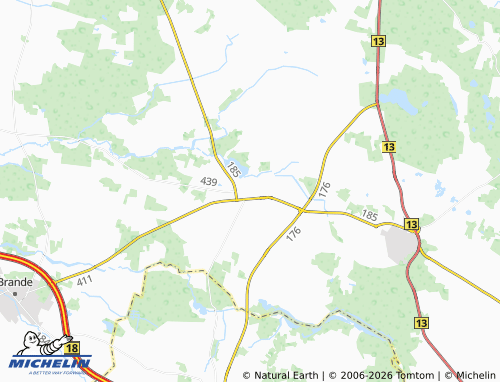 MICHELIN-Landkarte Ejstrupholm - ViaMichelin