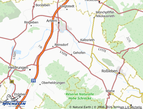Mapa MICHELIN Gehofen - ViaMichelin