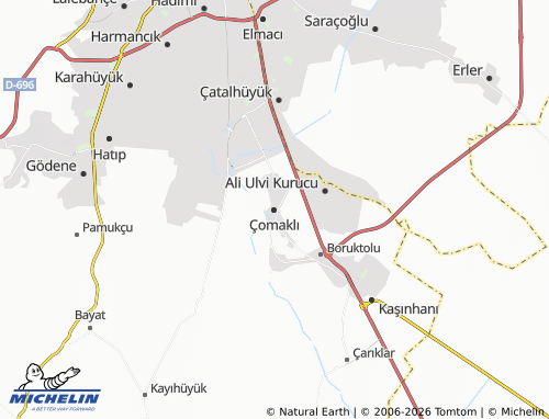 Mappa MICHELIN Çomaklı - ViaMichelin