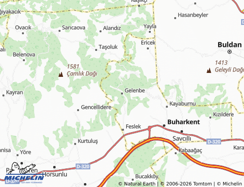 MICHELIN Gelenbe map - ViaMichelin