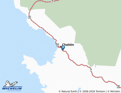 MICHELIN Chaitén map - ViaMichelin
