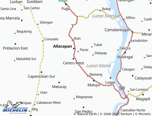 Mapa MICHELIN Centro East - ViaMichelin