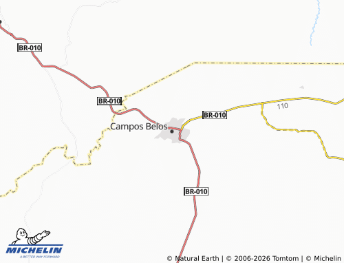 Mapa MICHELIN Campos Belos - ViaMichelin