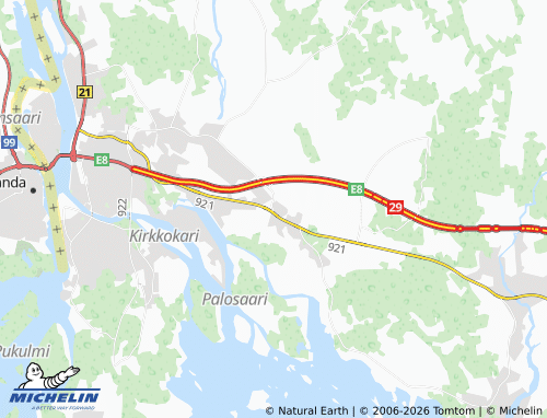 MICHELIN Kyläjoki map - ViaMichelin