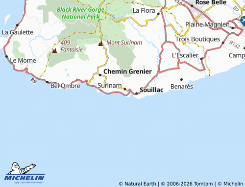 MICHELIN Riambel map - ViaMichelin