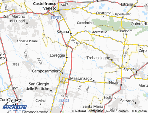 MICHELIN Bertoncello map - ViaMichelin