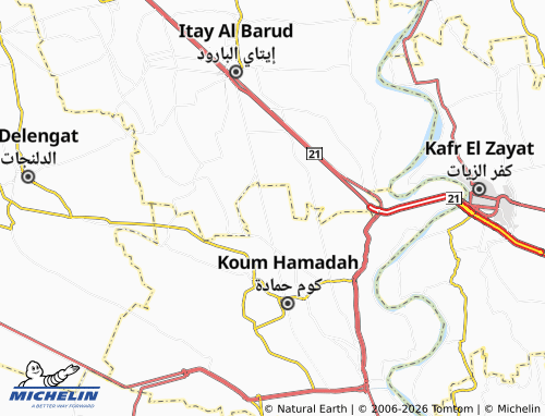 Mapa MICHELIN Saft al-Enab - ViaMichelin