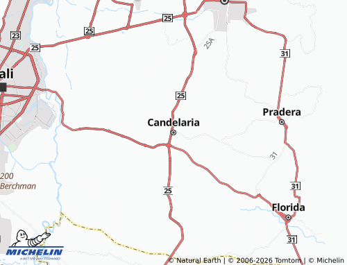 MICHELIN Candelaria map - ViaMichelin