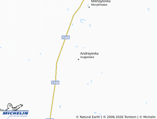 MICHELIN-Landkarte Andreyevka - ViaMichelin