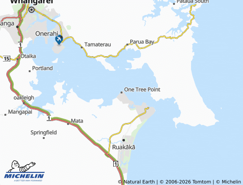 Mapa MICHELIN One Tree Point - ViaMichelin