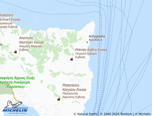 MICHELIN Drymonarion map - ViaMichelin
