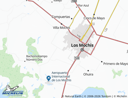 Mappa MICHELIN Plan de Ayala Nuevo - ViaMichelin