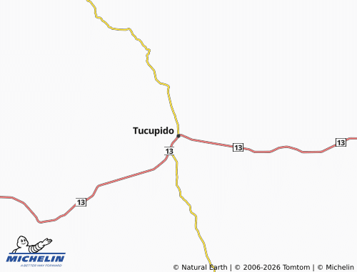Mappa MICHELIN Tucupido - ViaMichelin