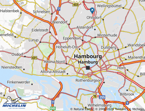 MICHELIN Eimsbüttel map - ViaMichelin