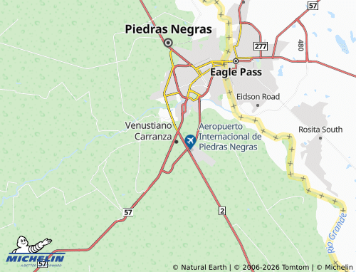 Mappa MICHELIN Los Compositores de México - ViaMichelin