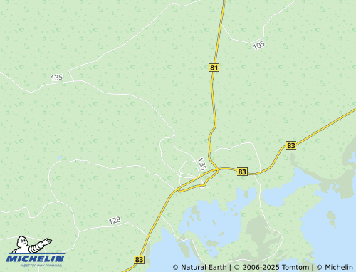MICHELIN Ristivälja map - ViaMichelin