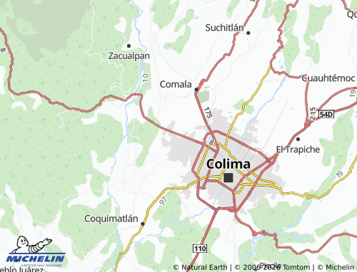 Mappa MICHELIN Vista Volcanes - ViaMichelin