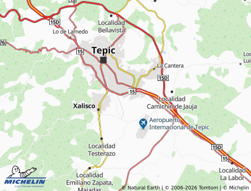 Mapa MICHELIN Paseo del Valle Real - ViaMichelin