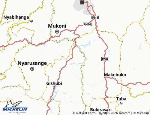 MICHELIN Budida map - ViaMichelin