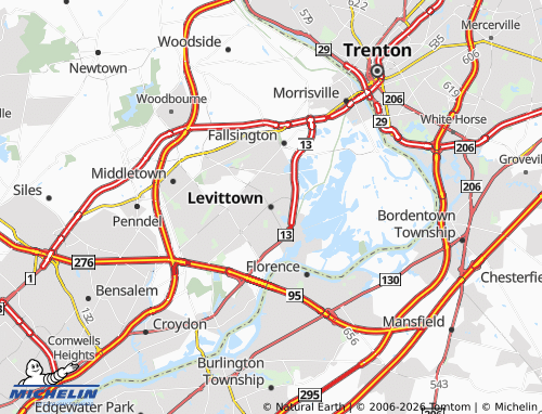 Mappa MICHELIN Levittown - ViaMichelin