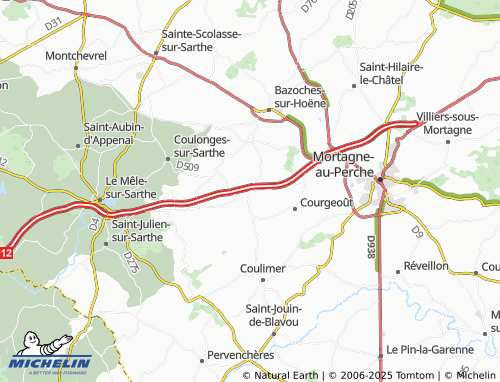 Carte MICHELIN Boëcé - ViaMichelin