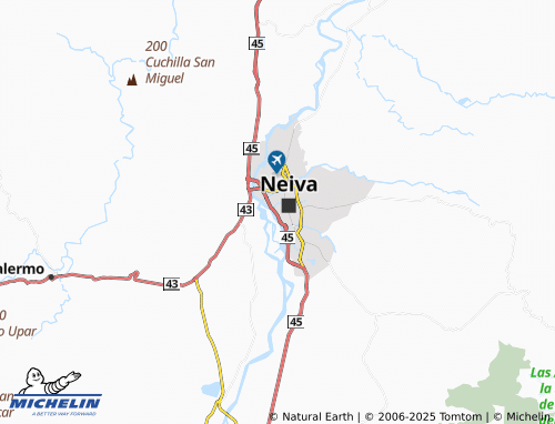 MICHELIN Los Mártires map - ViaMichelin