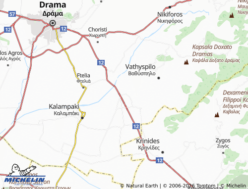 MICHELIN Agios Athanasios map - ViaMichelin